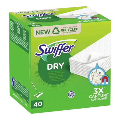 SWIFFER Lingettes balai 40 pièces recharge