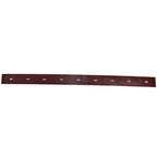 Maroon metal strip mit rechteckigen aussparungen hinten für tennant sauglippe t5680