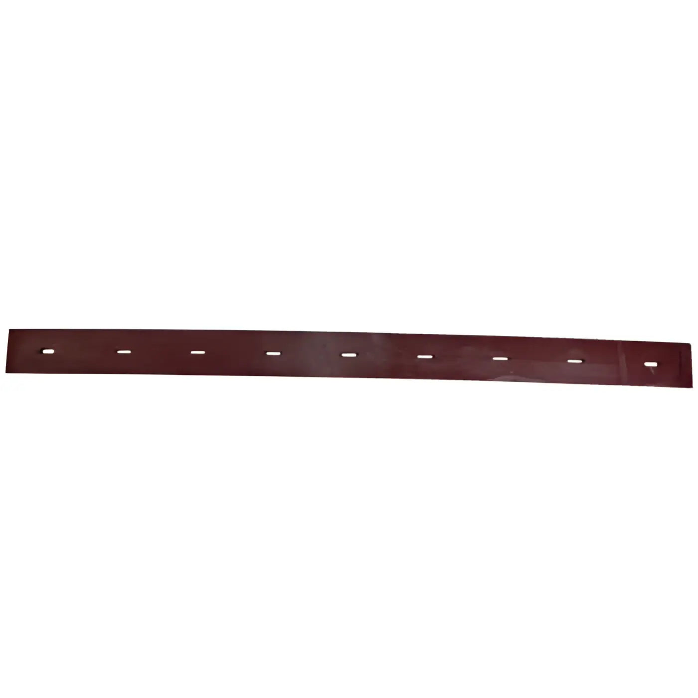 Maroon metal strip mit rechteckigen aussparungen hinten für tennant sauglippe t5680