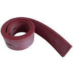 Rotes gummidichtung mit gebogener, gewundener form und rechteckigen aussparungen für tennant sauglippe hinten t5680