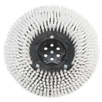 Weißer nylon-bürstenbodenpinsel mit schwarzem zentralsystem für tennant schrubbteller 16 zoll 41 cm