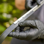 Unger green label wischergummi medium gtr mit schwarzem gummigriff und silberner metallkante