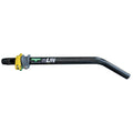 Schwarzer carbonfaser fahrradlenker mit gelb-grauem clamp mechanismus ungner nlite multilink winkeladapter