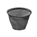 Schwarzer viper filter mesh filterbeutel mit verstärktem rand und genähten nähten für 55l variante