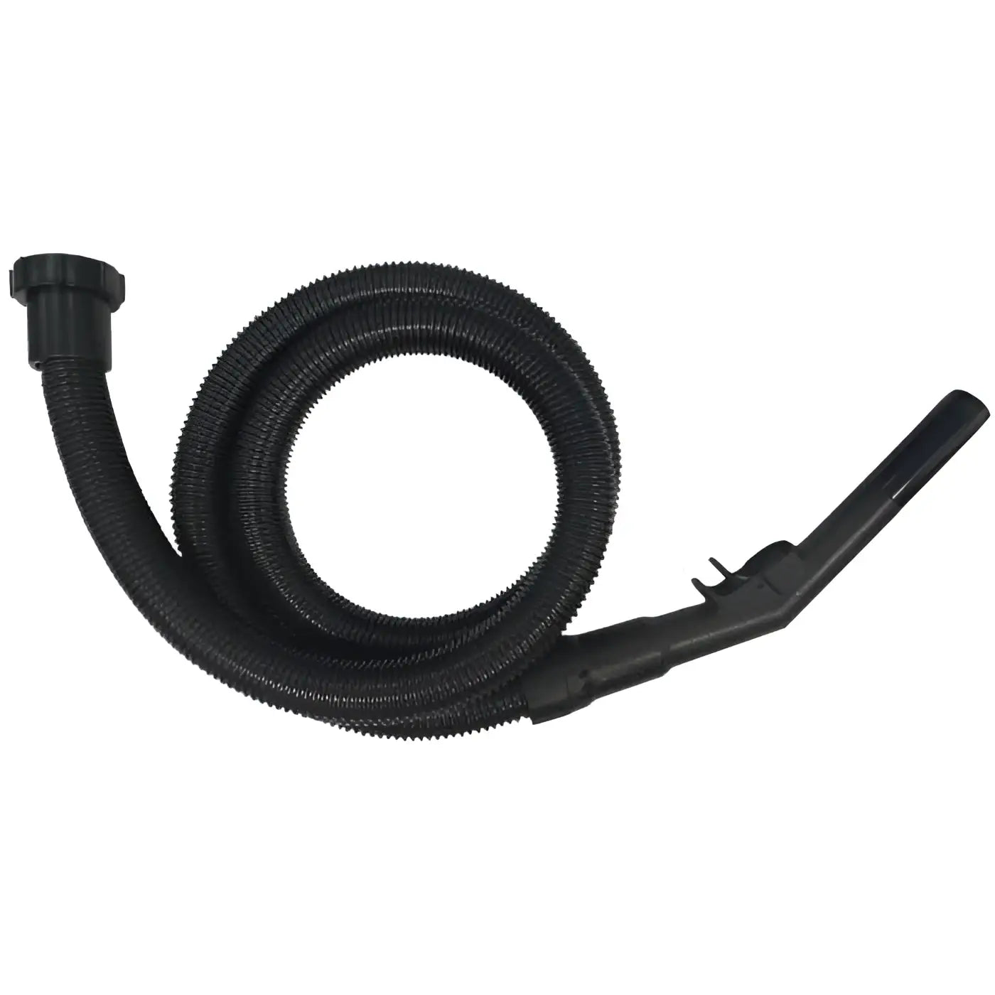 Viper saugschlauch 2m für DSU-sauger schwarz flexibel mit gewellter struktur und starrem griffaufsatz