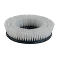 Weiße scheuerbürste aus polypropylene mit schwarzem rundem griff von wetrok monomatic 43 cm